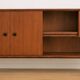 Vintage Scandinavian teak library