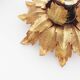 Set of three gilt Italian Florentine wall lights by Banci Firenze