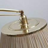 Lampadaire gainé cuir par FJB Corsini pour Metalarte 1950s