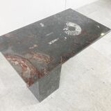 Vintage fossil stones coffee table, 1970s