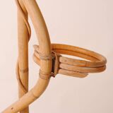 3-tier plant stand, natural rattan wicker, handmade