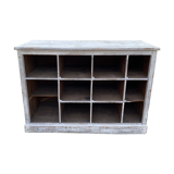 White patinated wooden craft