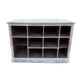White patinated wooden craft