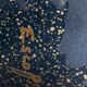Ceramic vase bouquet of flowers painted and signed by Escoffier