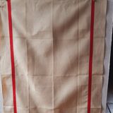 5 linen tea towels never served monogram