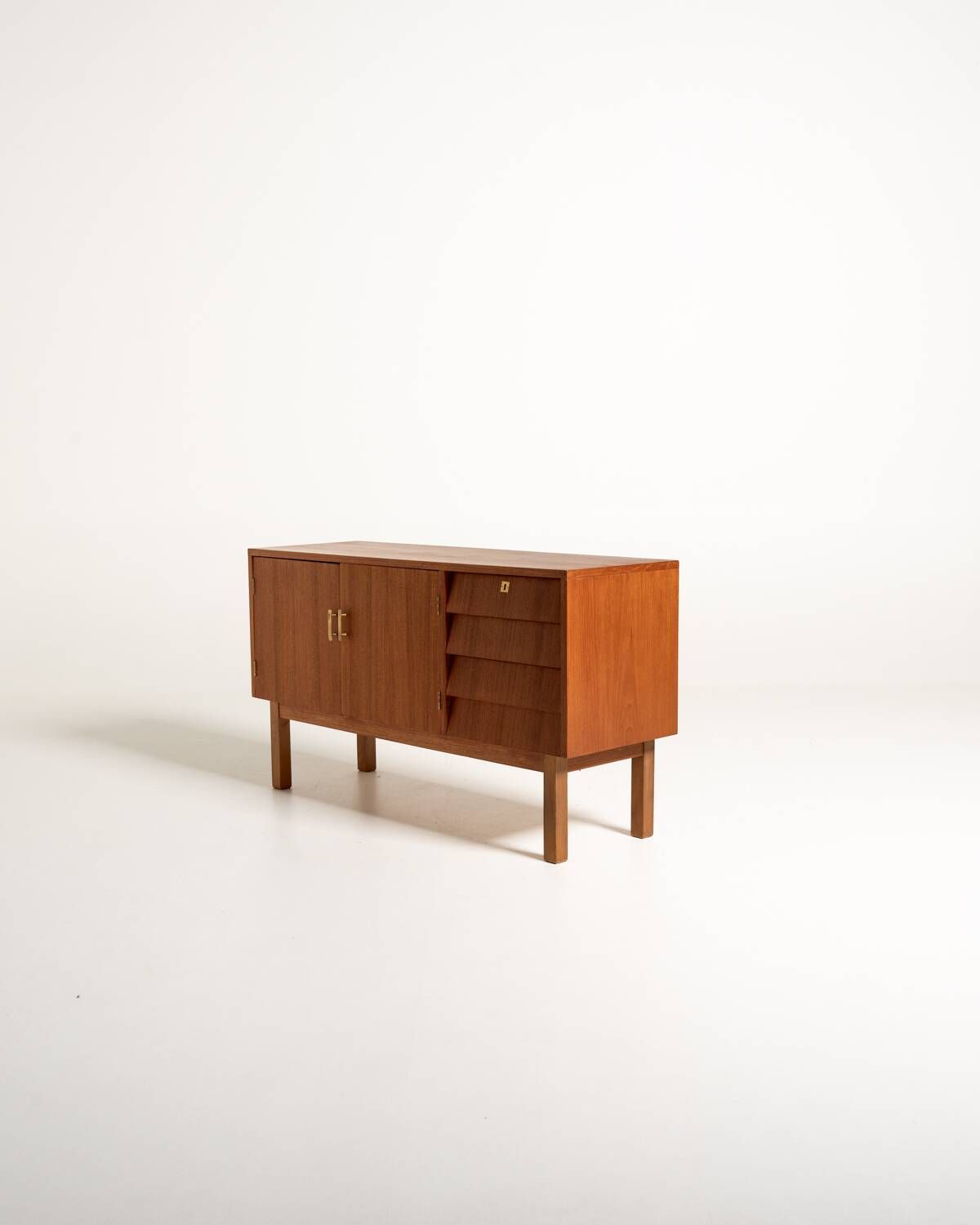 Scandinavian Teak Sideboard, Mid-Century