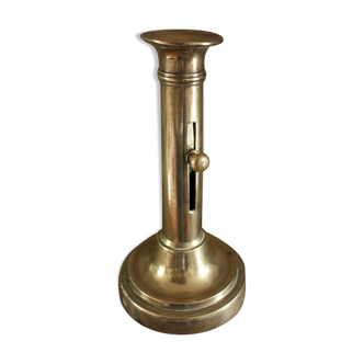 Candlestick flambeau brass pusher
