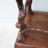 Vines and vintage wood table