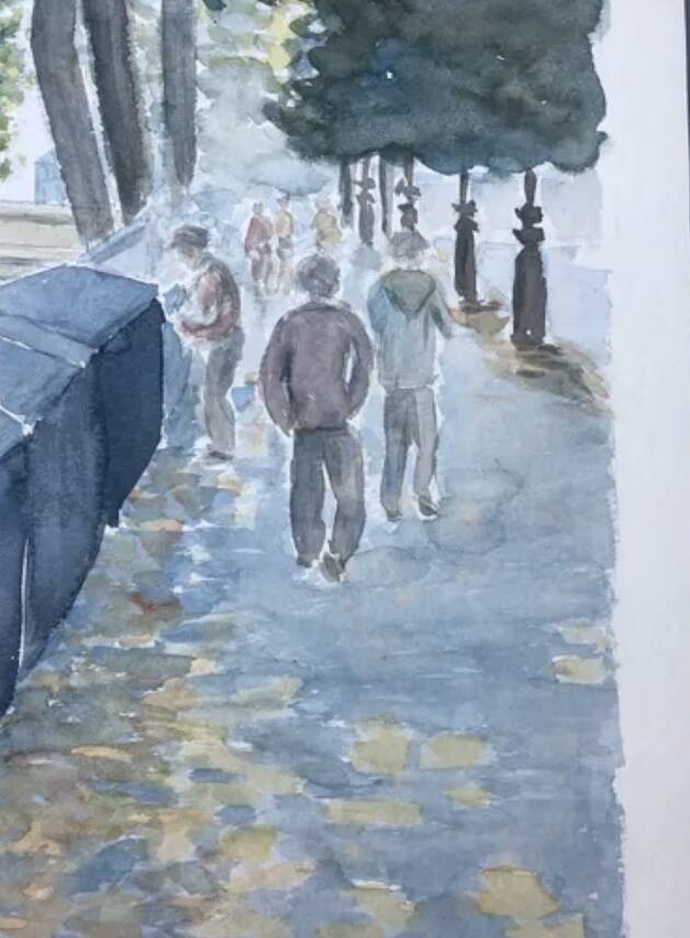 Kiosk on the banks of the Seine