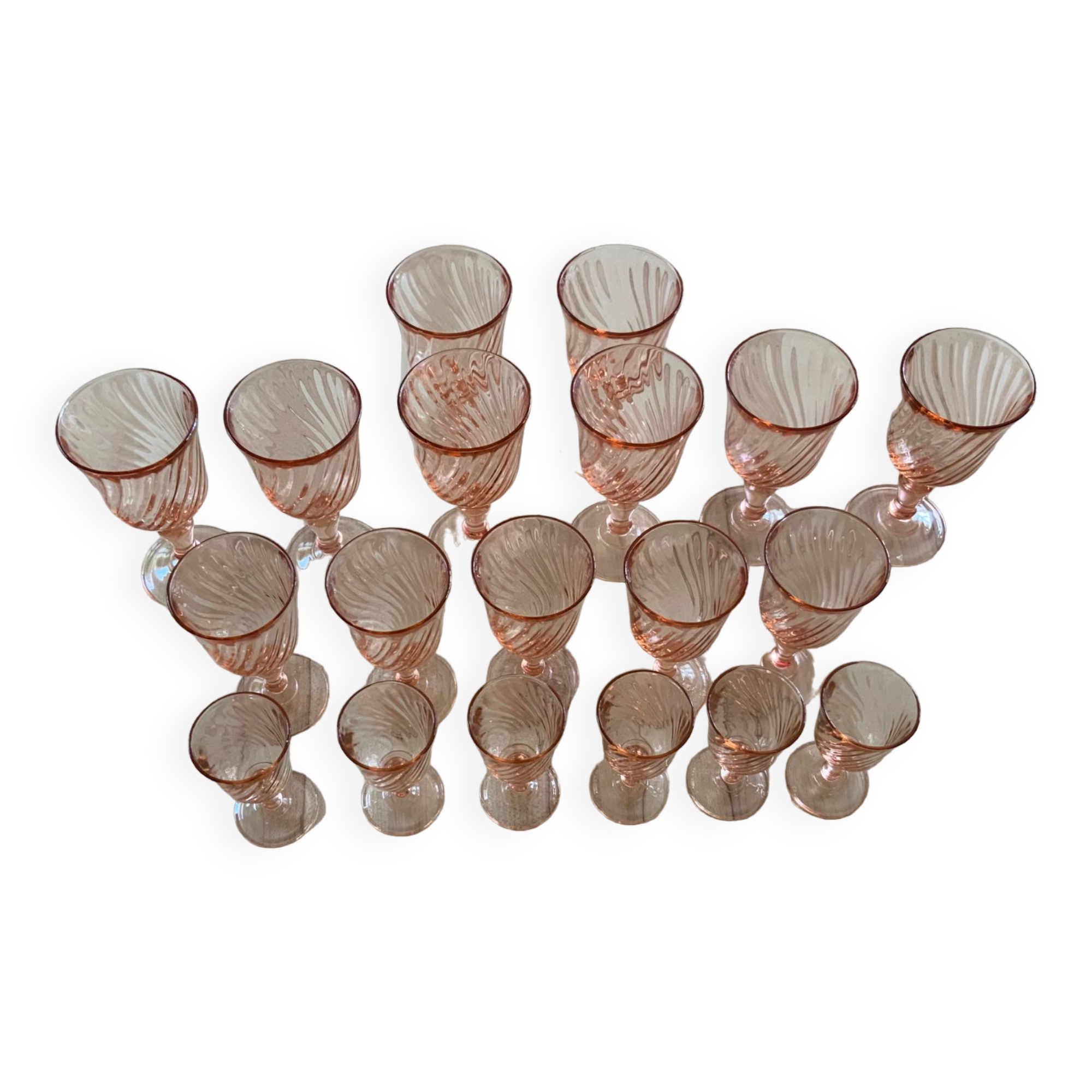 Set of Rosaline glasses