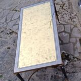Table basse laiton et or dlg Maison Bagues annees 70
