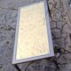 Brass and gold coffee table in the style maison bagues 70s