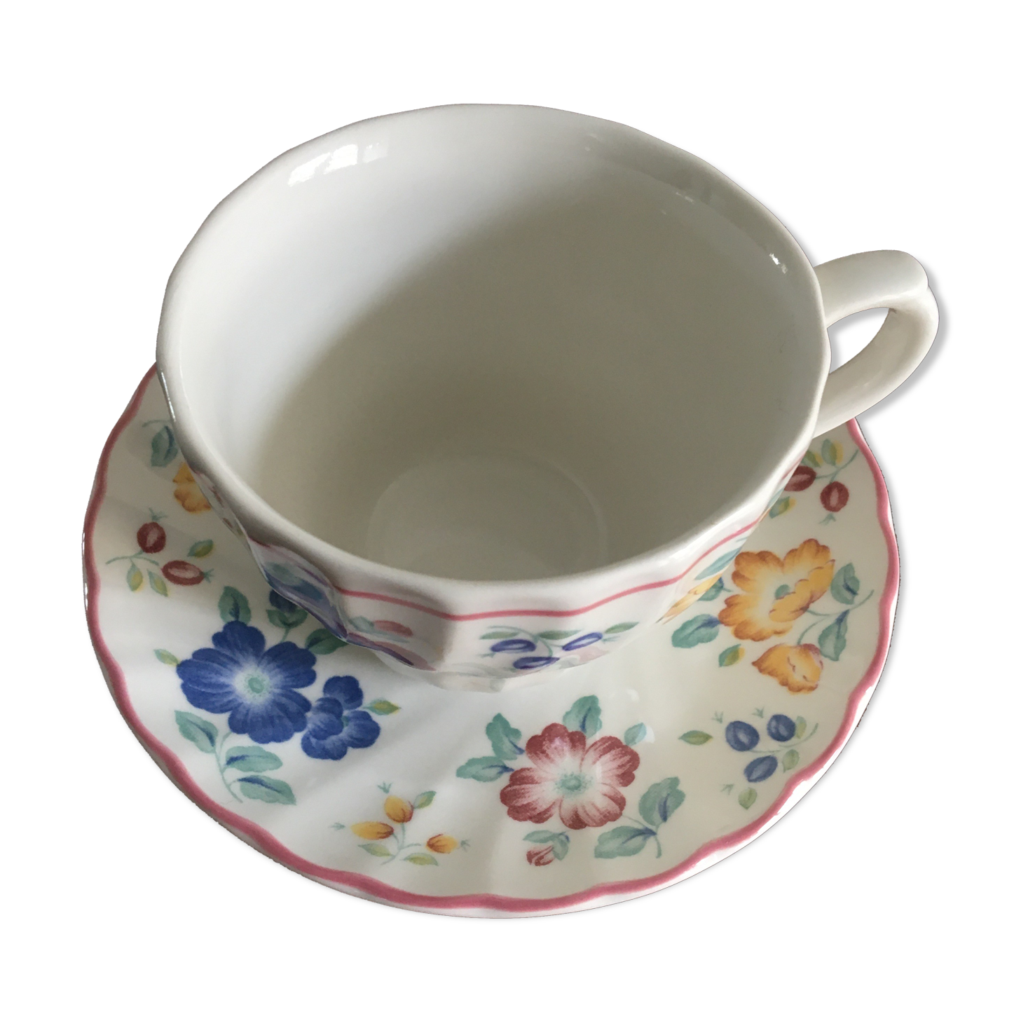 Tasse Churchill fleurie made in England