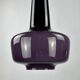 Purple opaline glass suspension KRETA for Holmegaard by Jacob Bang