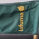 Lafuma foldable chair green vintage camping with armrest