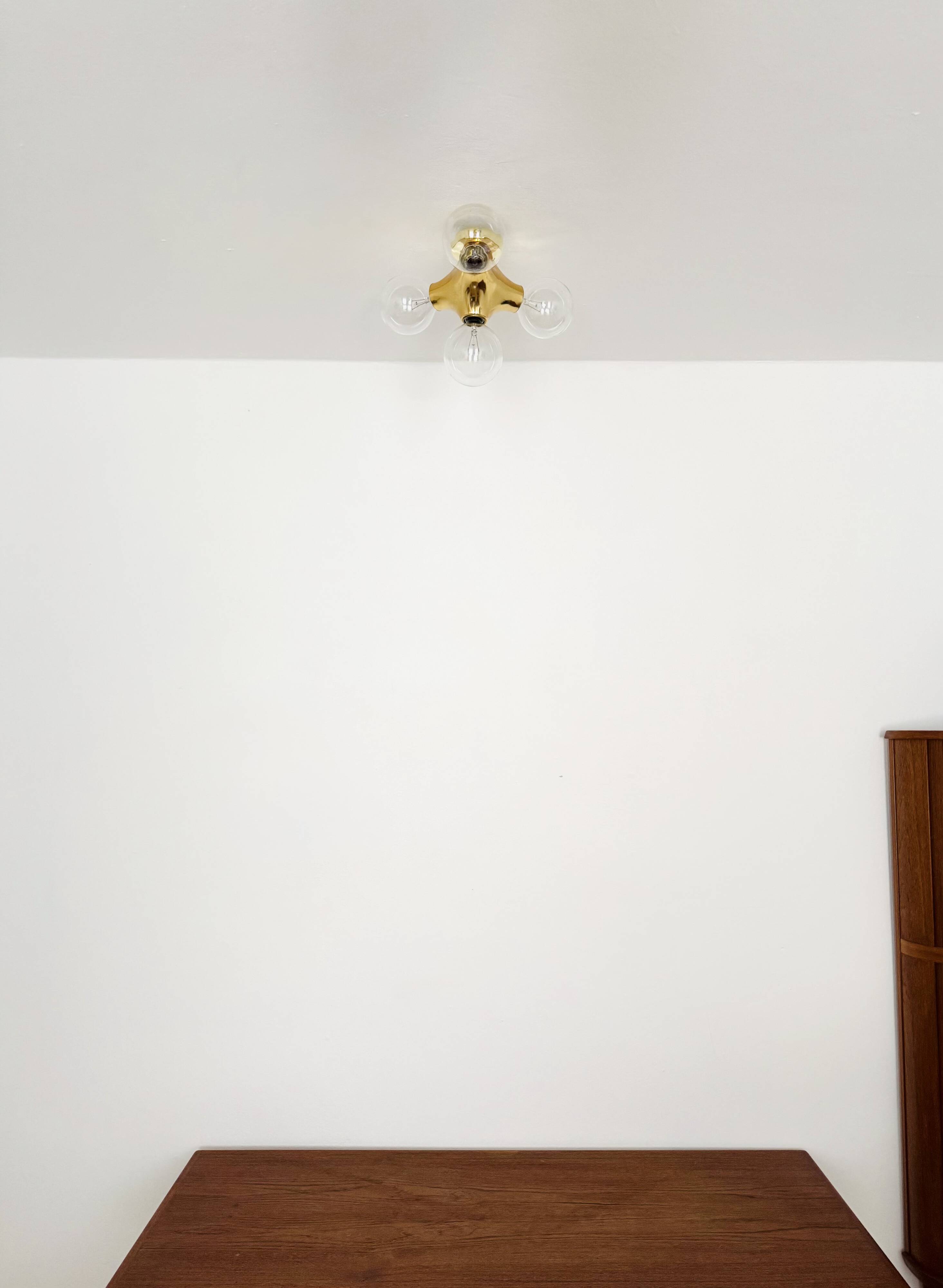 1 des 2 lampes encastrées Sputnik Gemini par Gebrüder Cosack