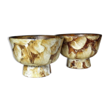 Pair of ceramic cactus pots, 70s-80s