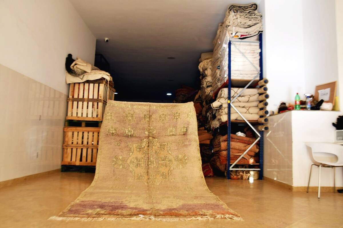 Tapis Boujaad Vintage 380 x 170 cm