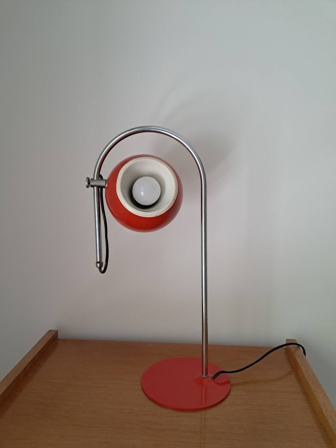 Lampe chevet / bureau eyeball space age