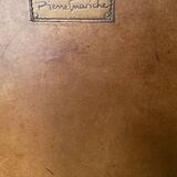 Leather chair by Pierre Guariche