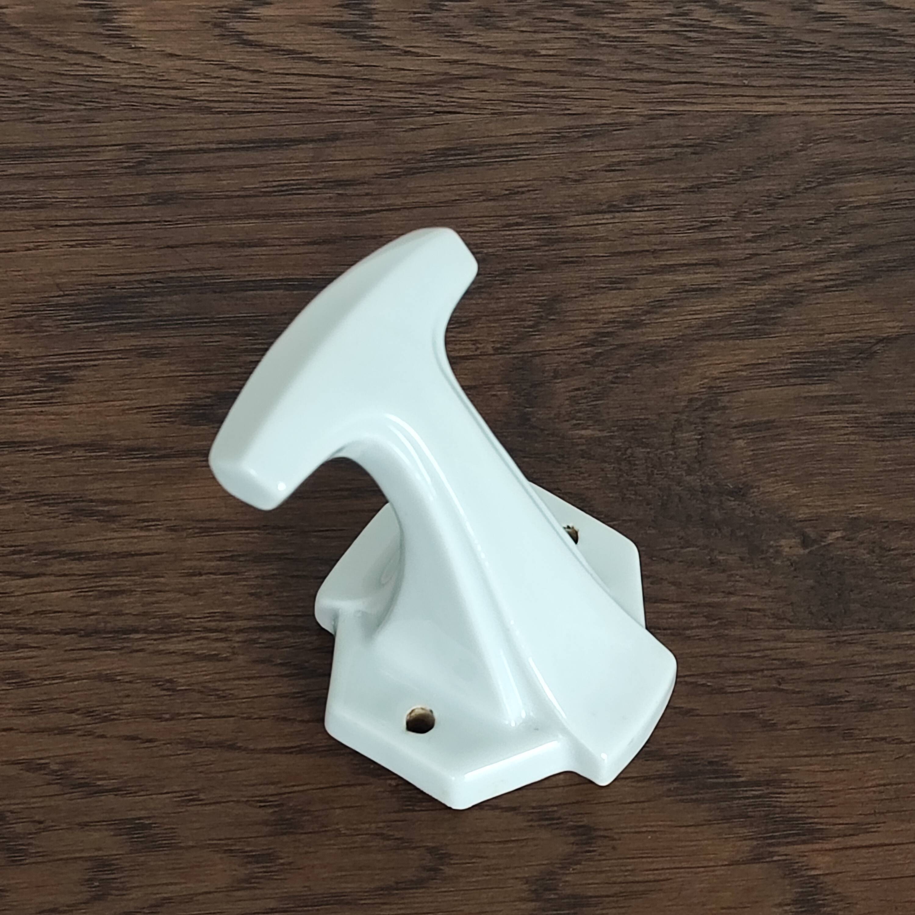 3 porcelain coat hooks