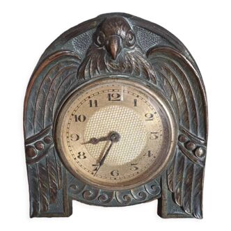 Art Deco alarm clock signed