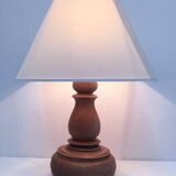 Vintage turned solid wood lamp base