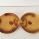 Ensemble de 6 assiettes vintage à poisson : plats de service rétro KIL Yougoslavie des années 1970