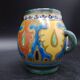 Small Vase with 2 handles with Ali decoration (1926) Emmy Gouda Holland Art Deco pottery