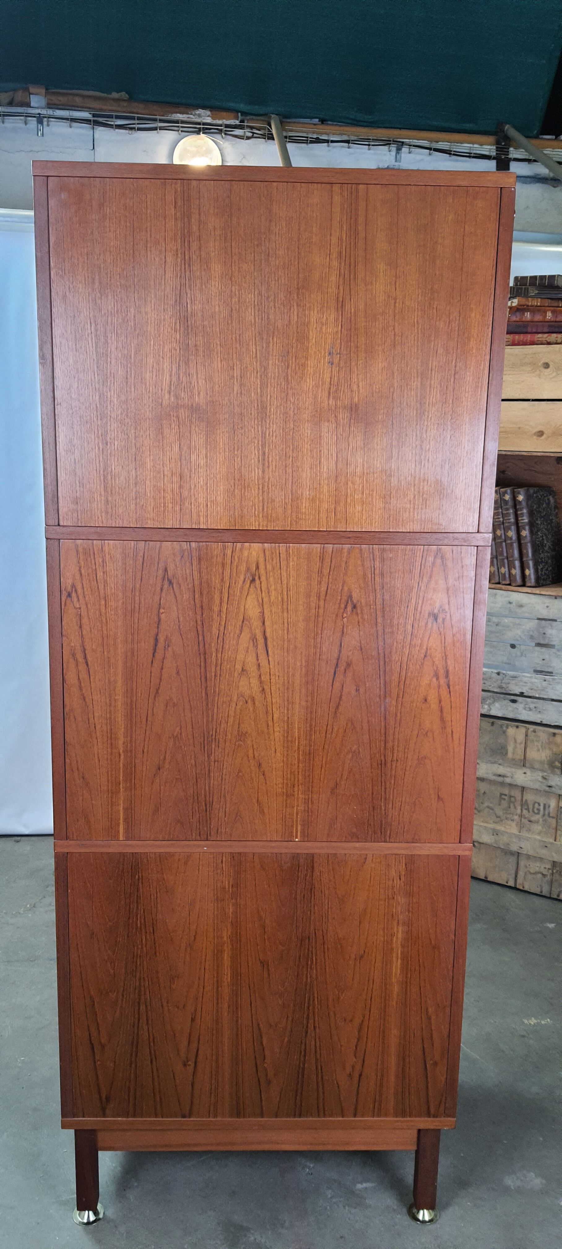 Secretary teak André Monpoix 60s