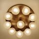 Large Vintage Brass Ceiling Light