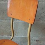 Paire de chaises d'école