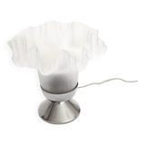 Lampe verrerie ancienne corolle
