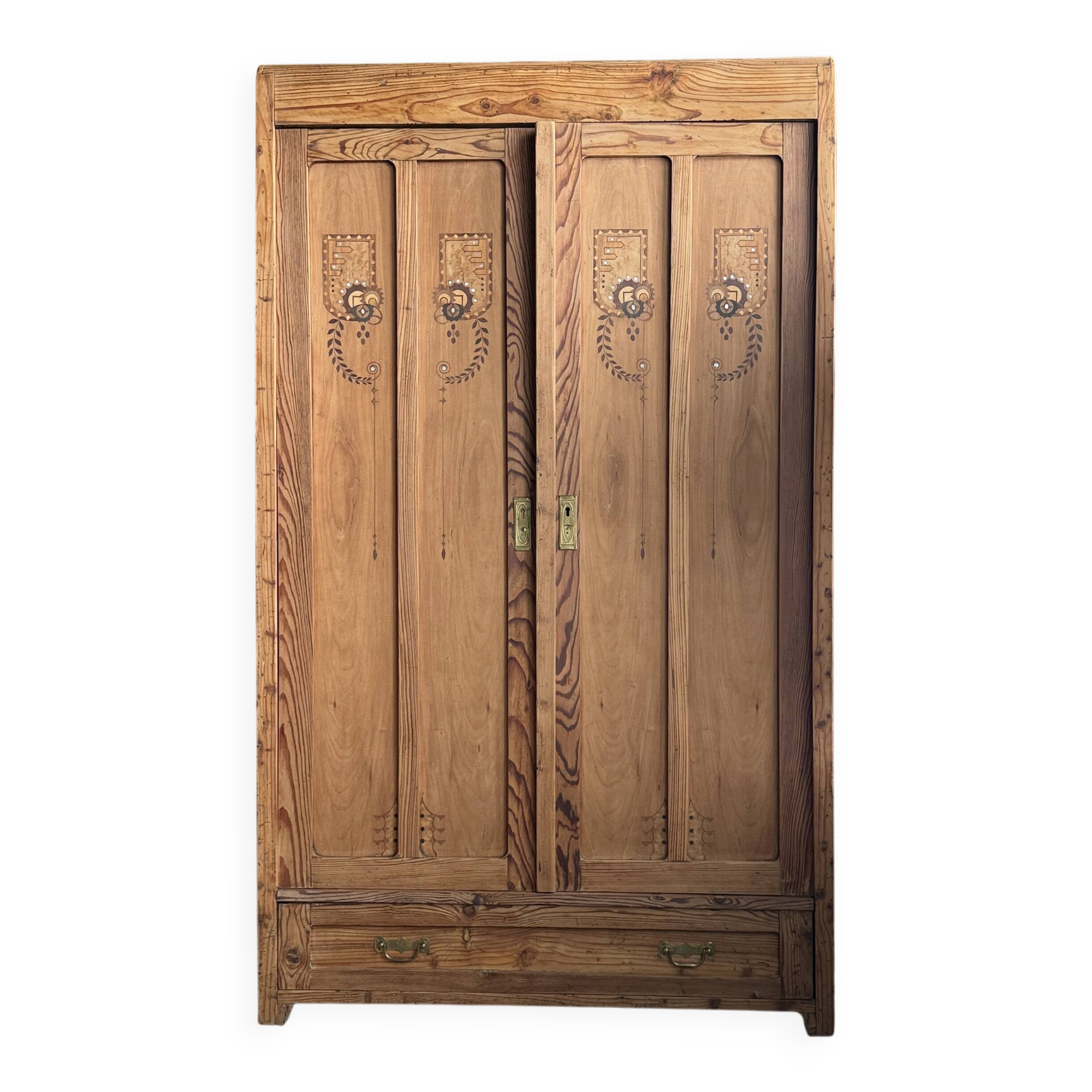 Czech Art Nouveau wardrobe