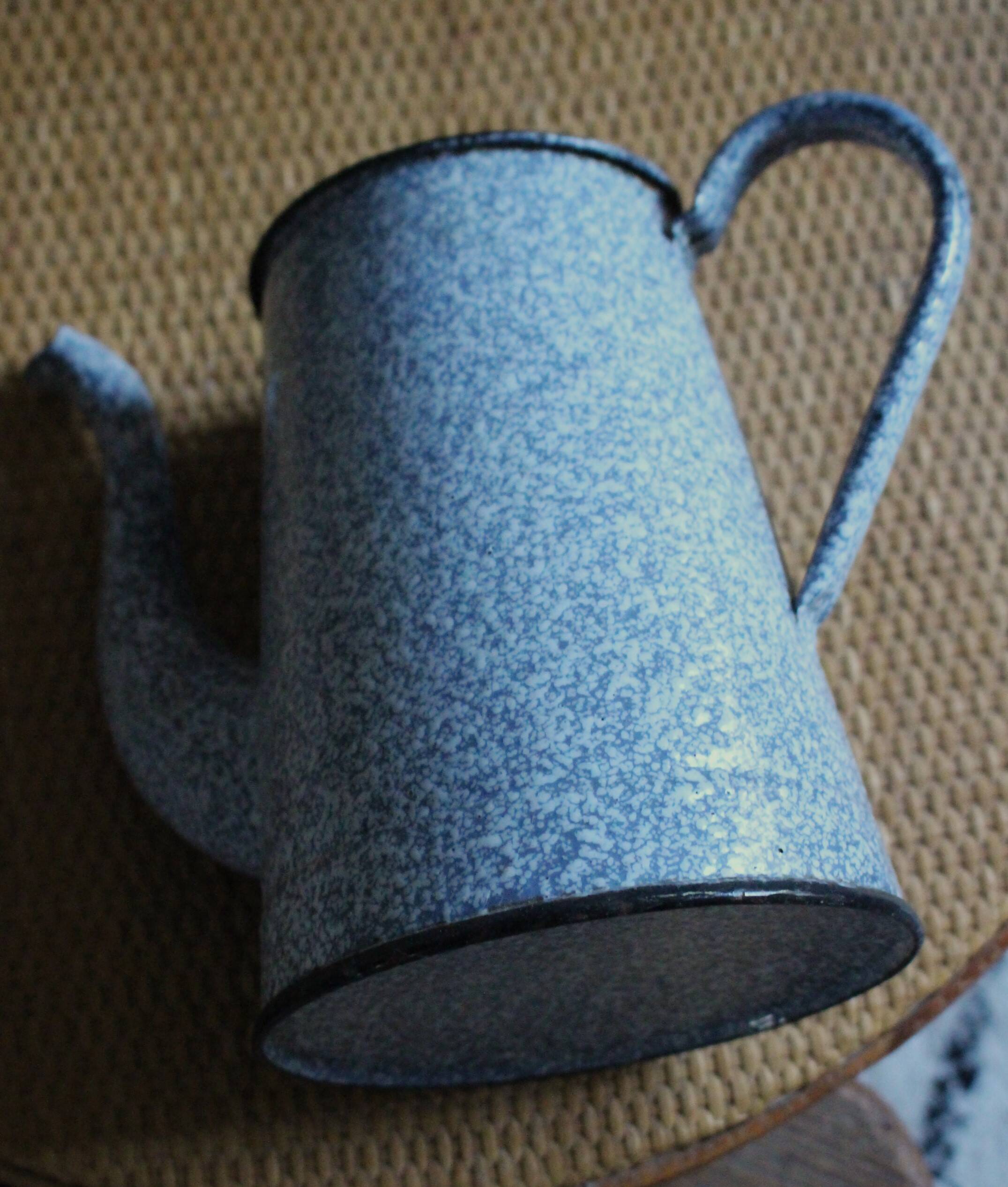 Broc coffee maker heather blue enameled sheet metal