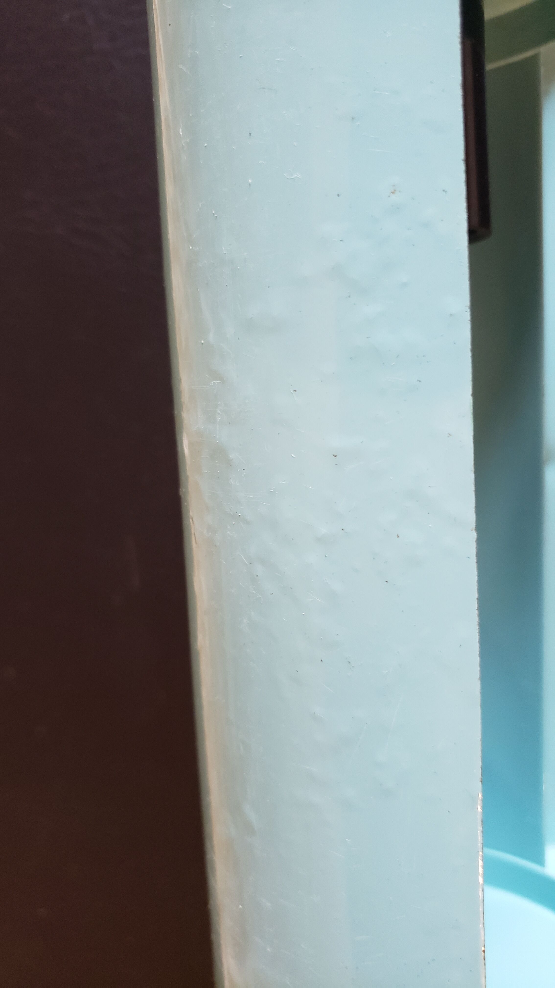 Vintage blue tilting wall lamp