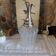Vintage textured glass lampshade