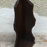 Wall corner wooden shelf vintage 60s