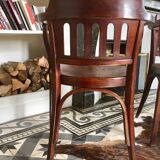 Pair of Bistro armchairs J - J Kohn