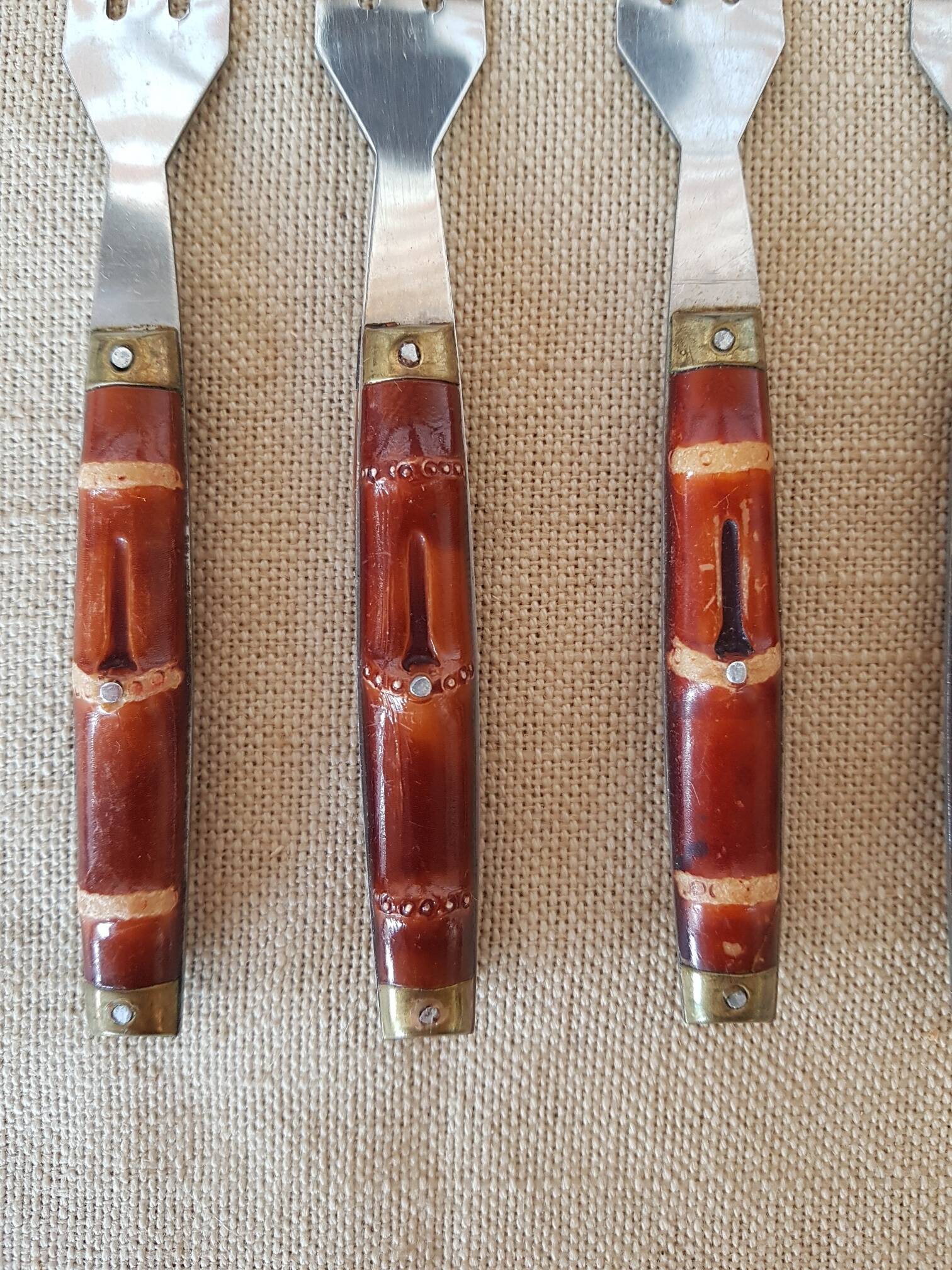 bamboo dessert forks