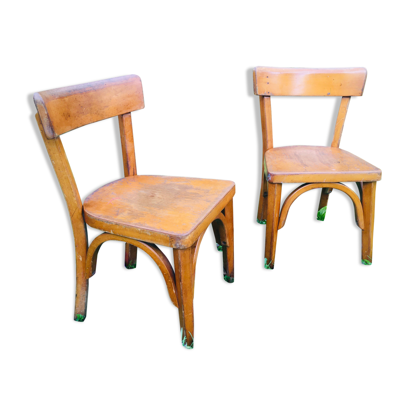 Pair of Baumann child chairs