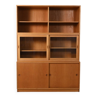 “Øresund” oak bookcase by Børge Mogensen