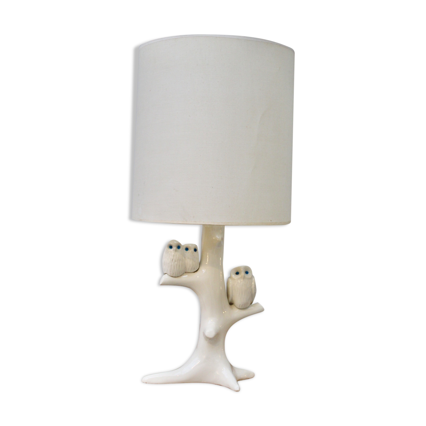 Owls ceramic lamp