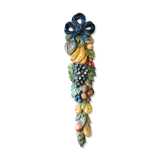 Wall decoration in slurry (fruit)