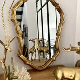 Old baroque gold mirror - 33x47cm
