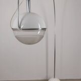 Vintage arc lamp from the 70s focus model design fabio lenci for guzzini