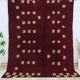 Beni Ourain Moroccan rug in burgundy wool, 150/250cm