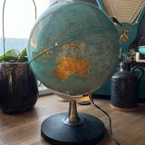 Vintage earth globe