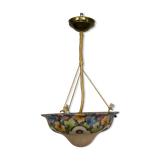 Hand-painted glass lamp Art Nouveau