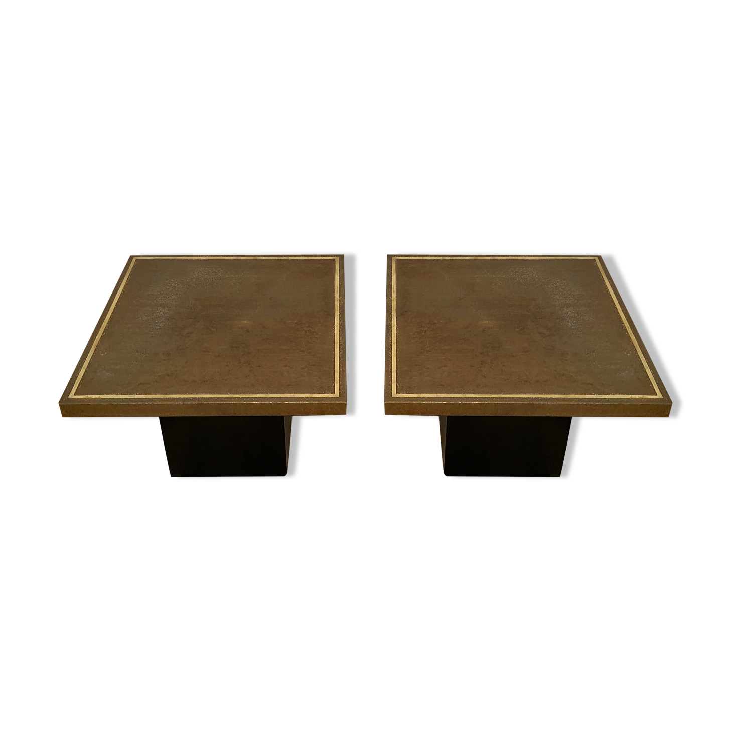 Pair of side tables Lova Creation, Belgium, 1970